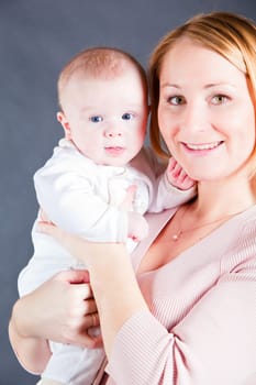 portrait of mother with her child