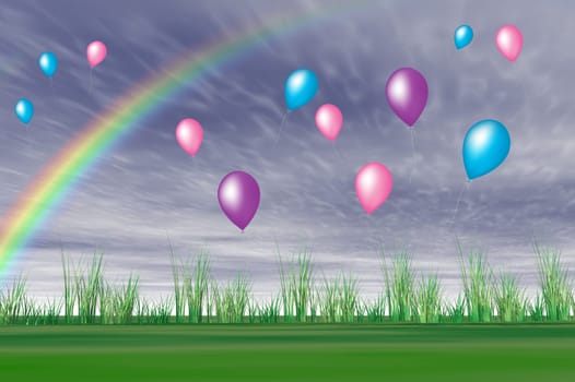 colorful balloons