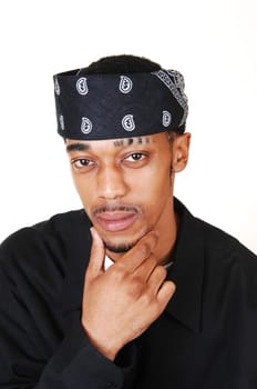 Portrait of a black man.
