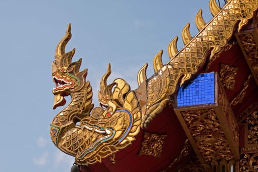 Temple roof