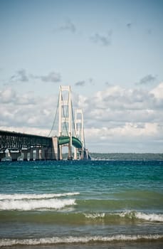 Suspension bridge, Mackinac bridge