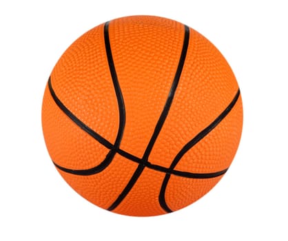 Basketball with clipping path