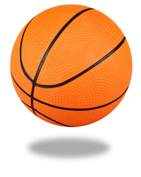 Basketball with clipping path