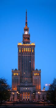Palace of Culture,Warsaw,Poland