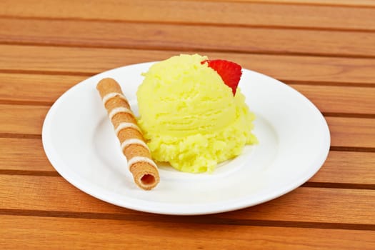 Vanilla ice cream