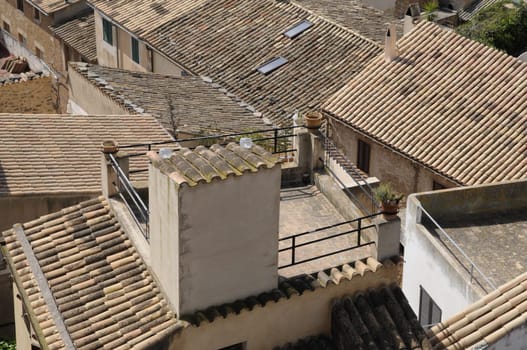 Rooftops in Capdepera