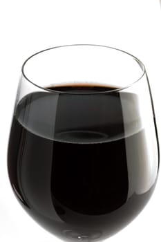 Glass of red wine