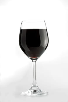Glass of red wine