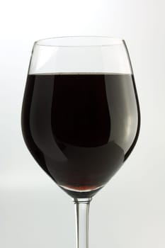 Glass of red wine