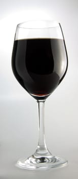Glass of red wine