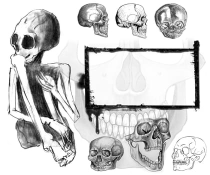 Halloween caption - background