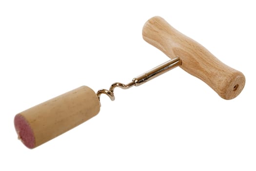Corkscrew with clipping path