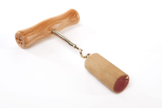Corkscrew with cork