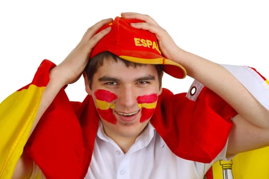 Spanish football fan