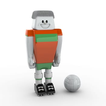 3D Soccer Player - Team  Portugal