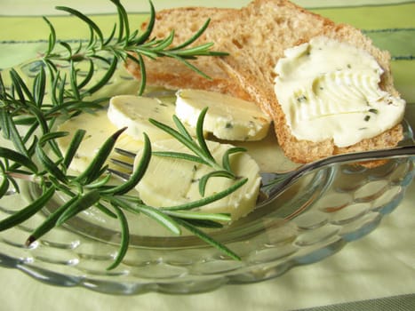 Herb butter with rosemary