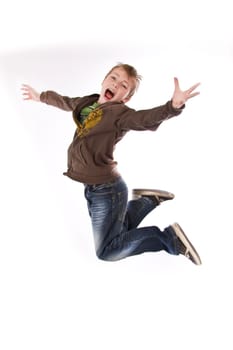 Boy Jumps High WD723