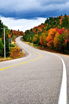 Fall highway