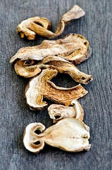 Dry porcini mushrooms
