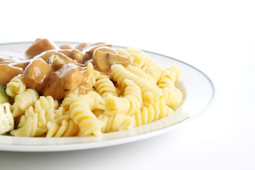 Goulash with noodles