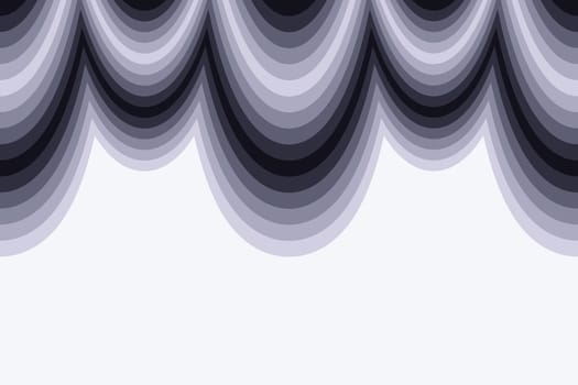 black and white abstract wave shape