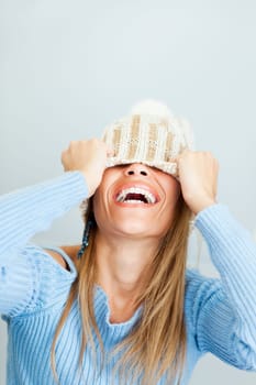 woman looking at camera and smiling