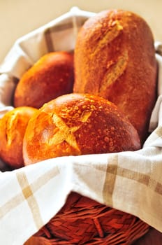 Bread in basket