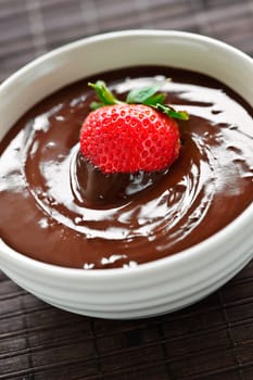 Strawberry dipped in chocolate