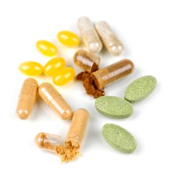 Herbal supplement pills