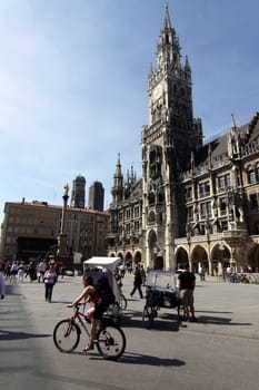 new town hall at Marienplatz