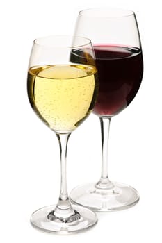Red and white wine