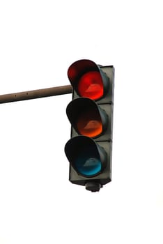 red traffic light