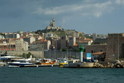 At the Vieux Port in Marseille