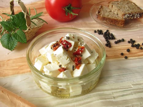 Pickled cheese