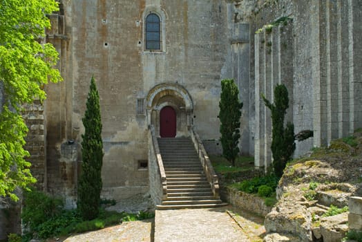 At the Abbaye Montmajour in France