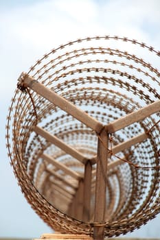 Barbed wire