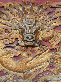 Asian temple dragon