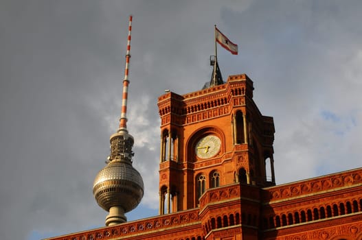 dark clouds over the Senate of Berlin