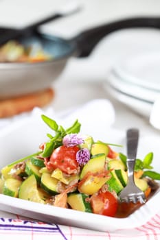 Baked vegetable
