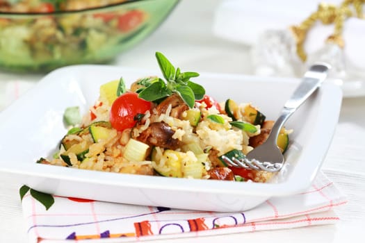 Vegetable risotto
