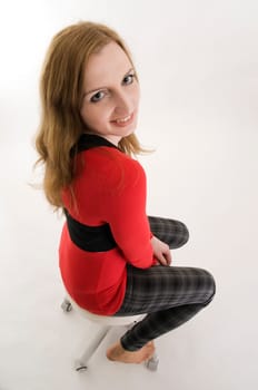 Valeria on the Swivel chair