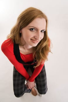 saucy on the stool