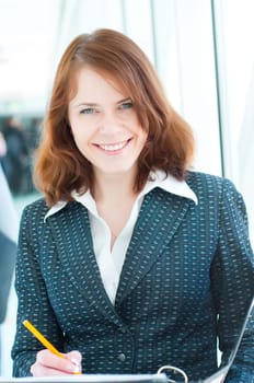 Beautiful business woman