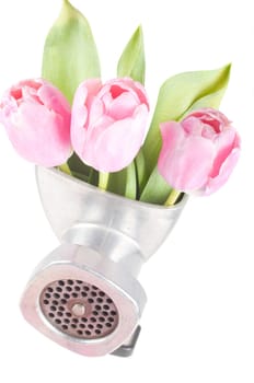 Conceptual photo with flowers