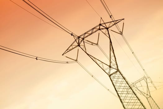 high voltage pylons