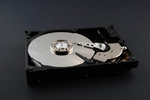 Hard drive interior