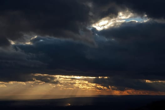 heavy clouds