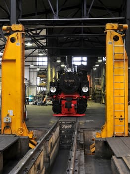 In the workshop
