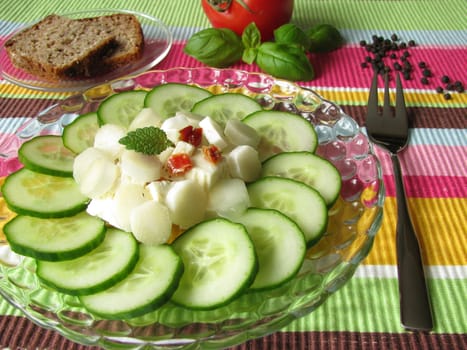 Asparagus and Cheese Salad
