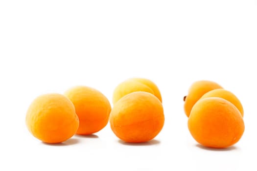 Seven apricots